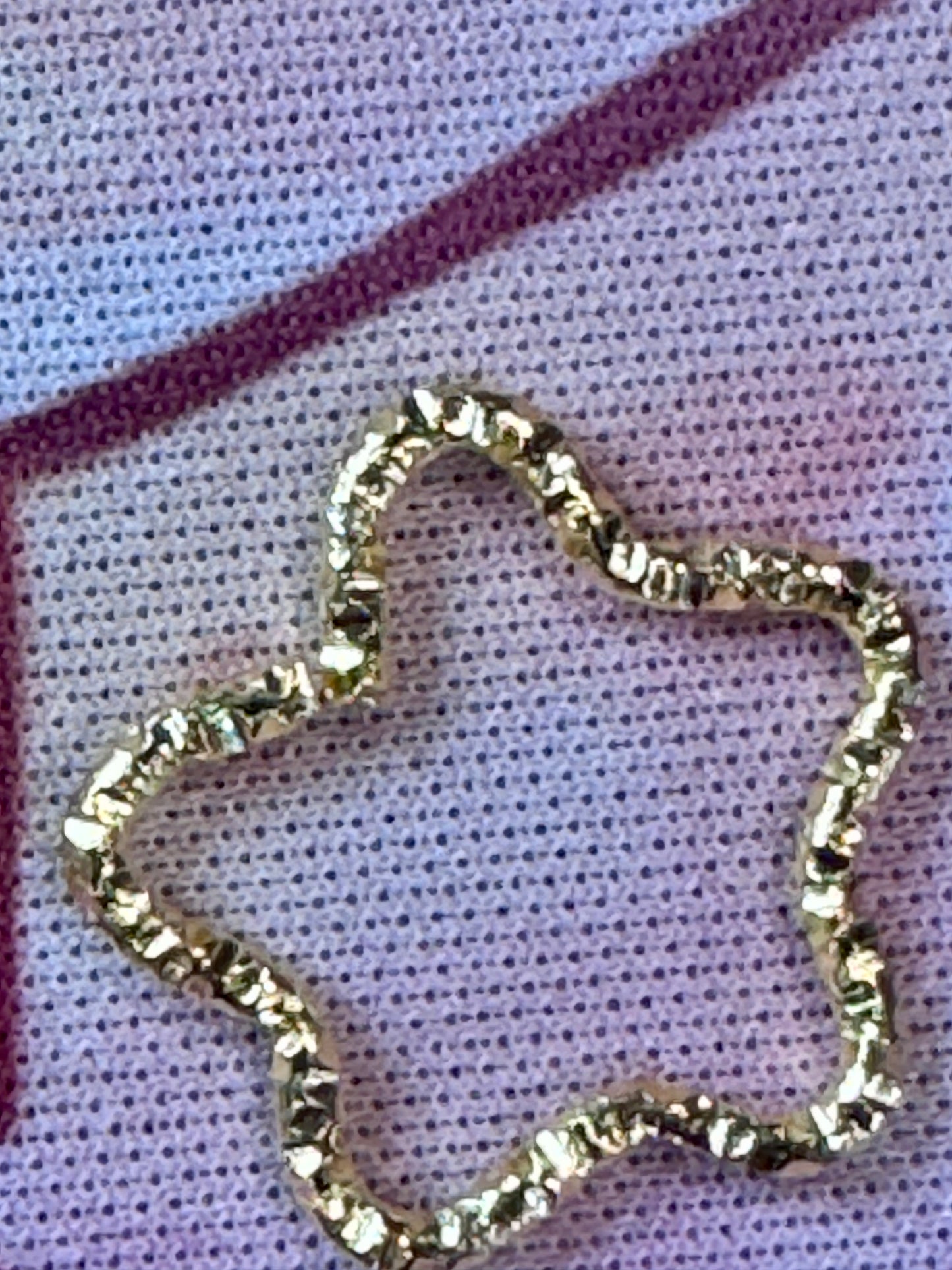 Gold Textured Star Links (16mm) – 50 Pack