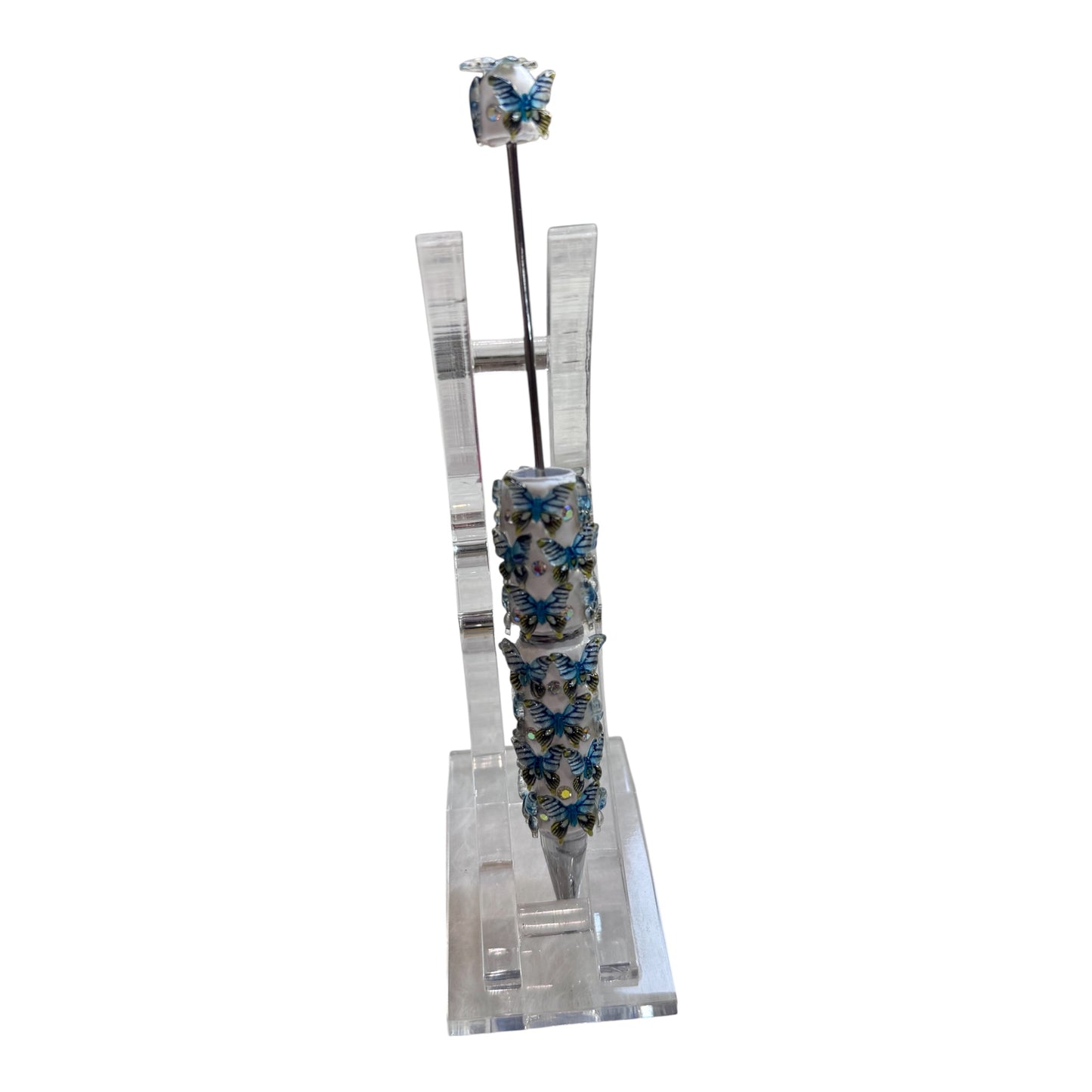Blue Butterfly Beadable Pen – Signature Series