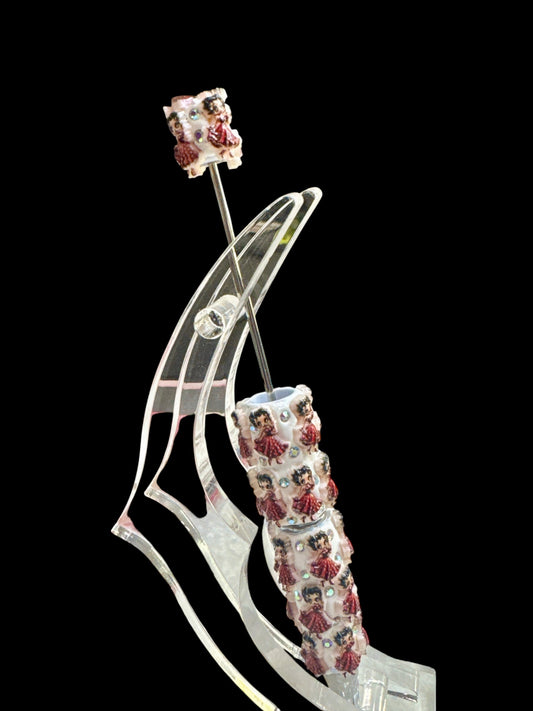 Vintage Style Betty Boop Beadable Pen – Hand Decorated