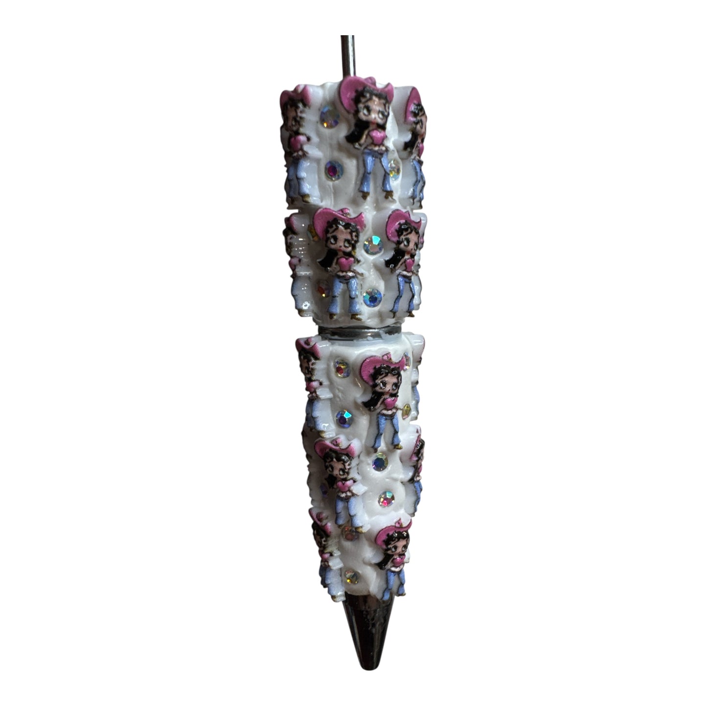 Betty Boop Cowgirl Beadable Pen