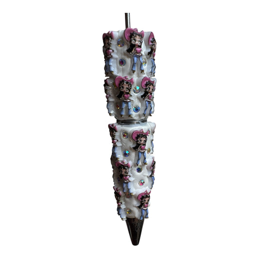 Betty Boop Cowgirl Beadable Pen