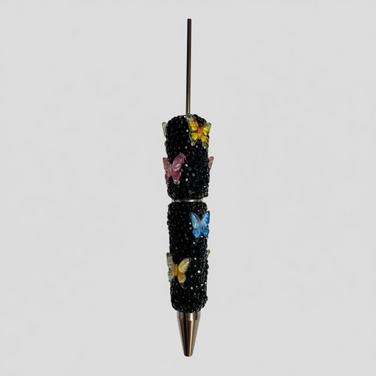 Multicolored Butterfly Beadable Pen – Signature Series