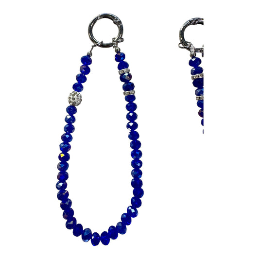 Crystal Wristlet Keychain – Sapphire Royale