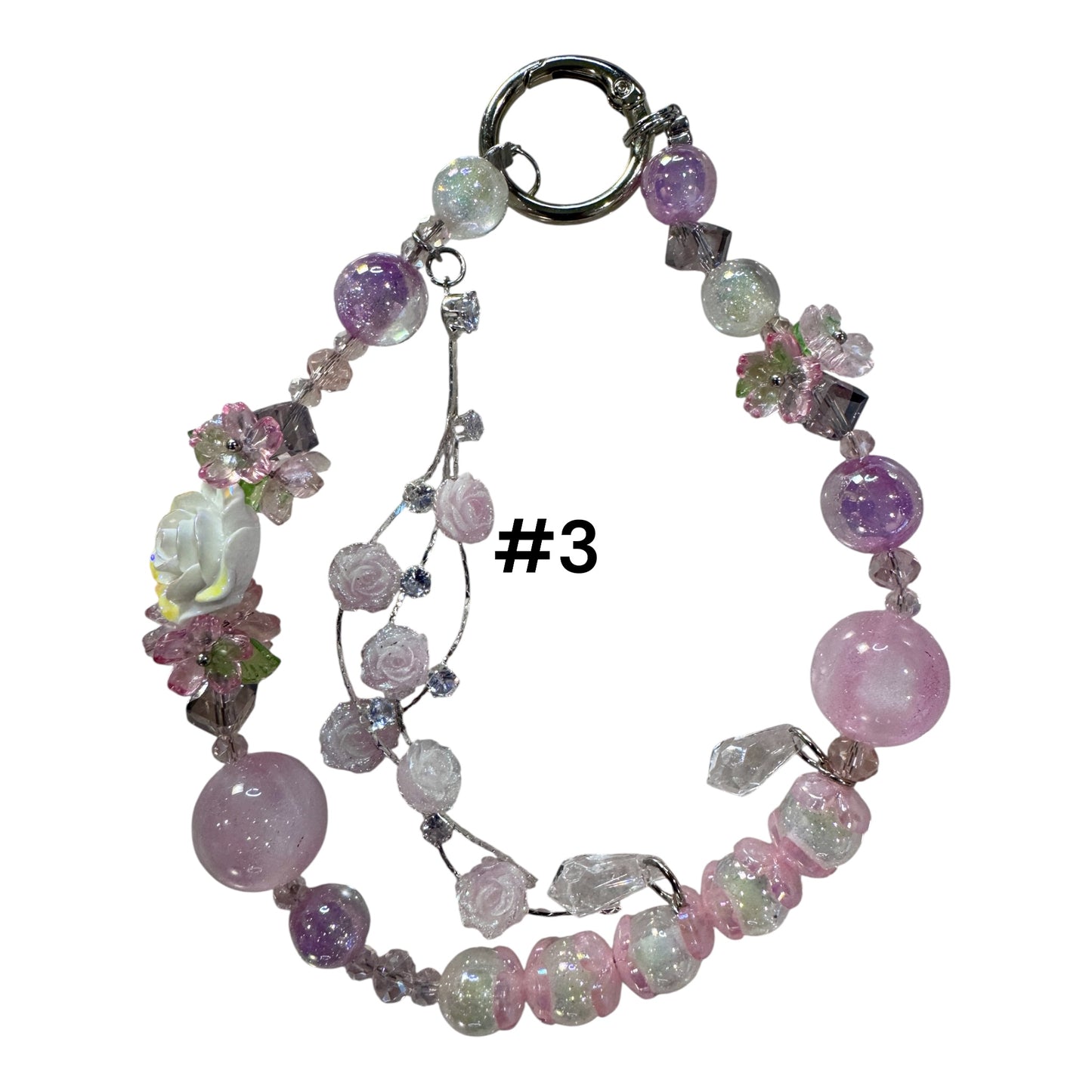 Crystal Glam Wristlet Keychain – Choose Your Design