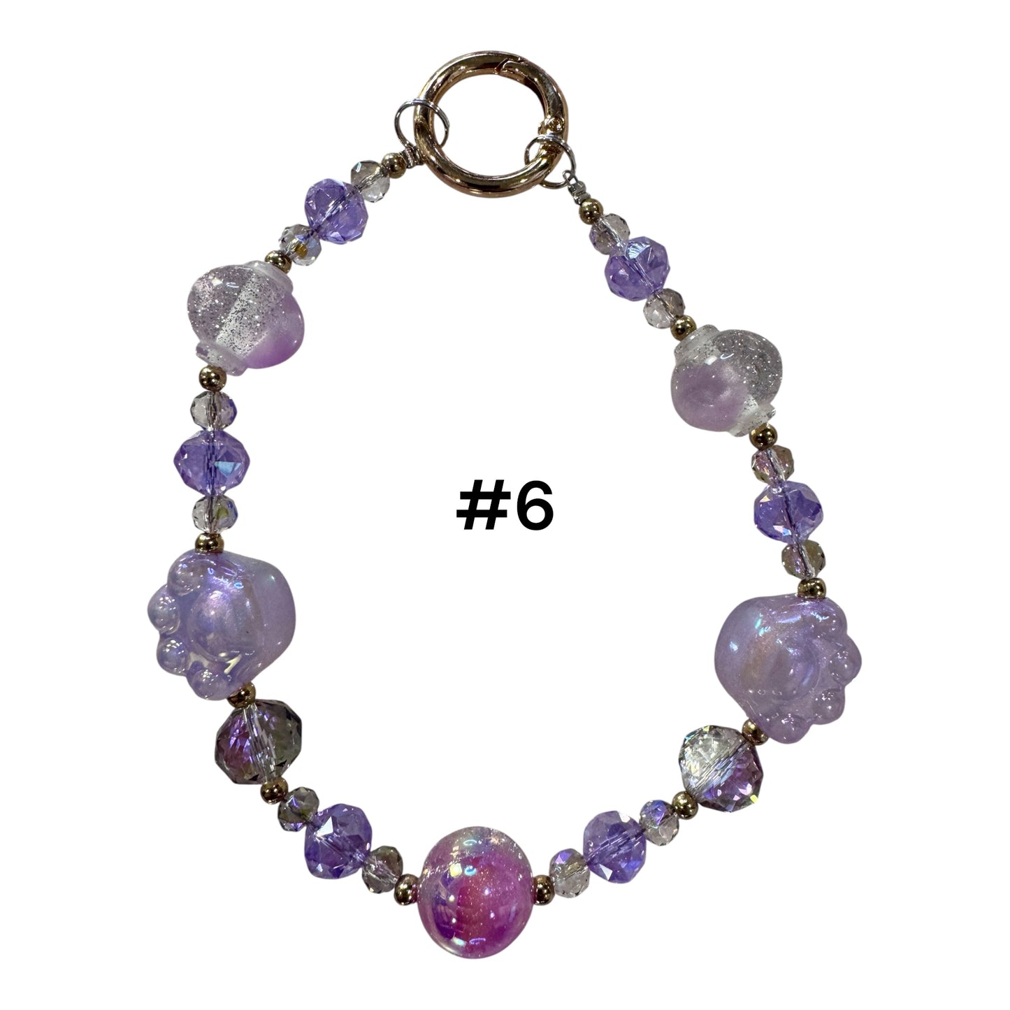 Crystal Glam Wristlet Keychain – Choose Your Design