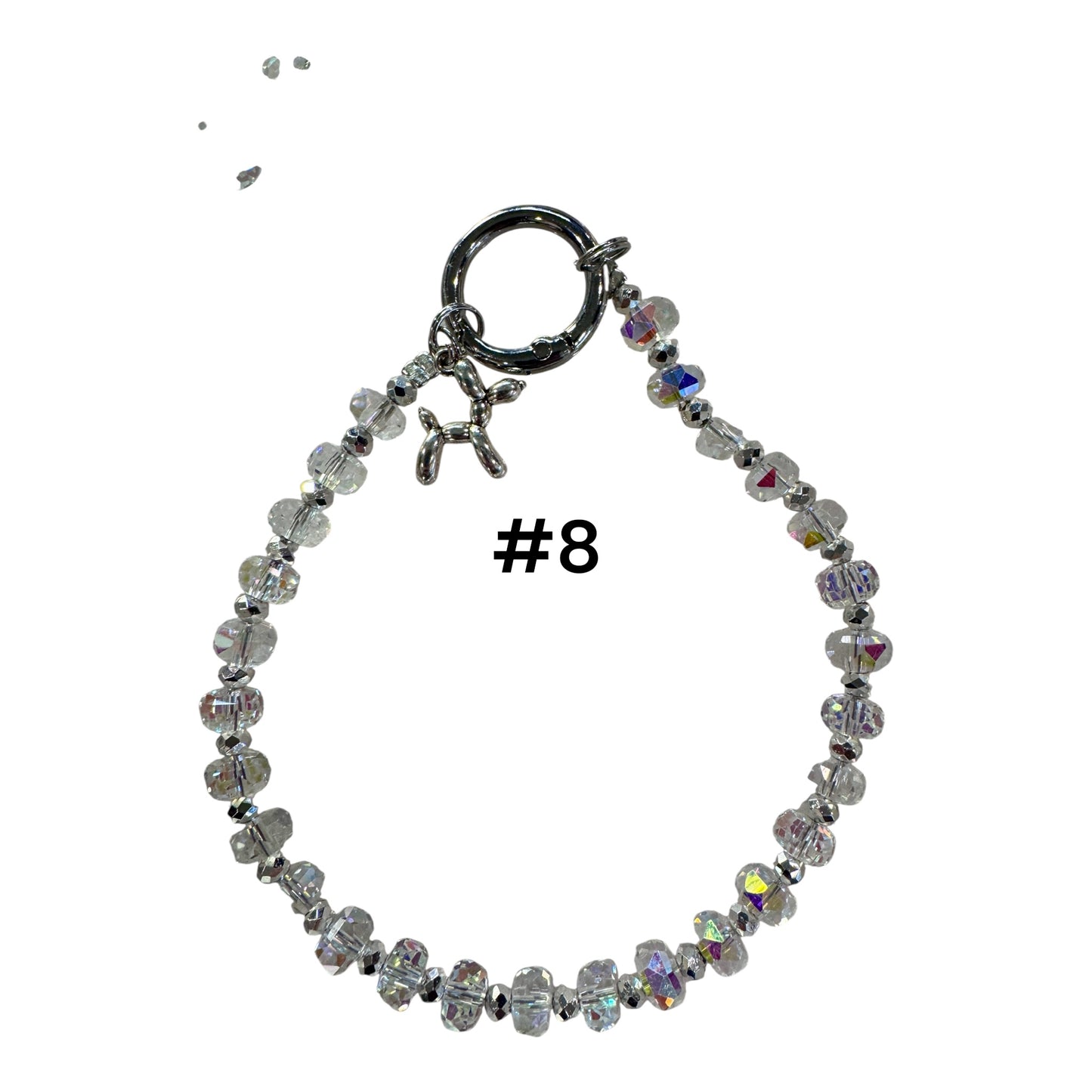 Crystal Glam Wristlet Keychain – Choose Your Design