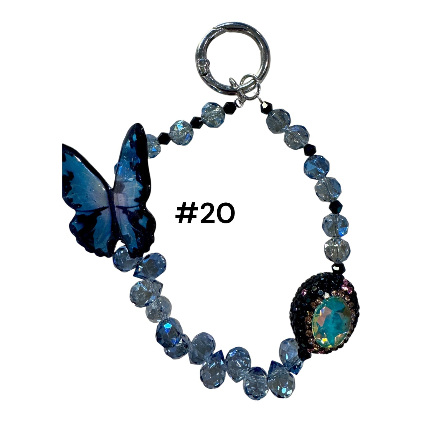 Crystal Glam Wristlet Keychain – Choose Your Design