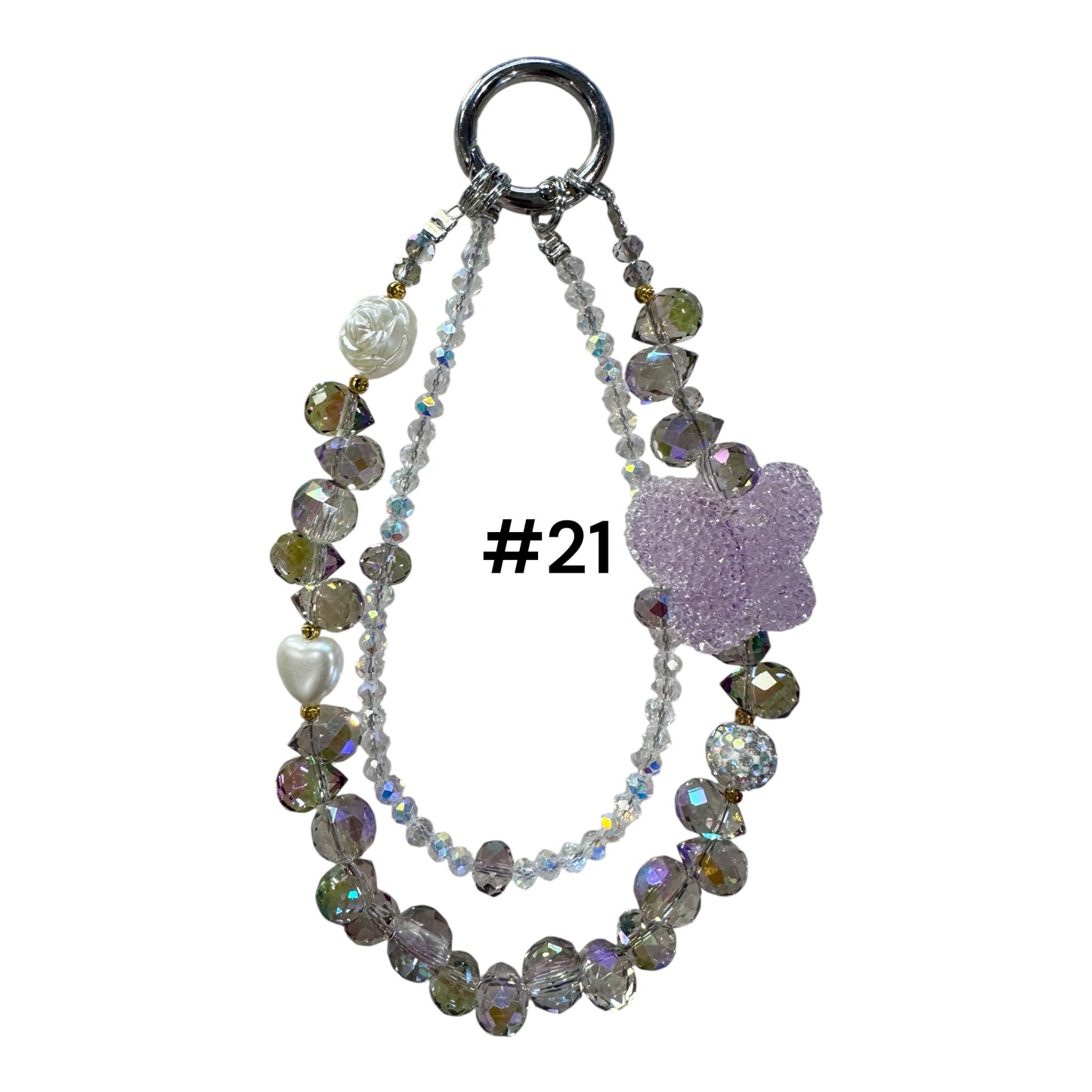 Crystal Glam Wristlet Keychain – Choose Your Design